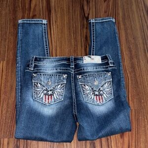 Miss Me Patriotic Women's Embellished Jeans